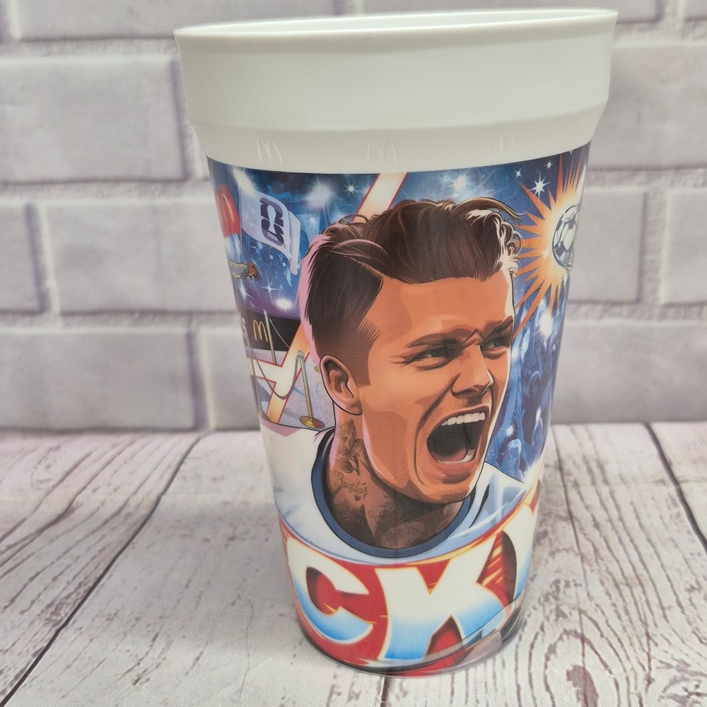 McDonalds 2026 Collectors Edition Cup David Beckham Soccer FIFA World Cup Cup